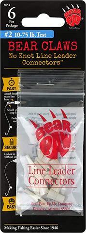 BEAR PAW LINE CONNECTOR #2 10-75LB TEST