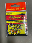 BRADS SPLIT RINGS SIZE 6 120LB