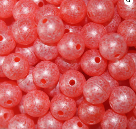 TROUT PLASTICS MOTTLED BEADS