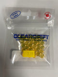 CLEARDRIFT CLEAR SOFT BEADS 8MM